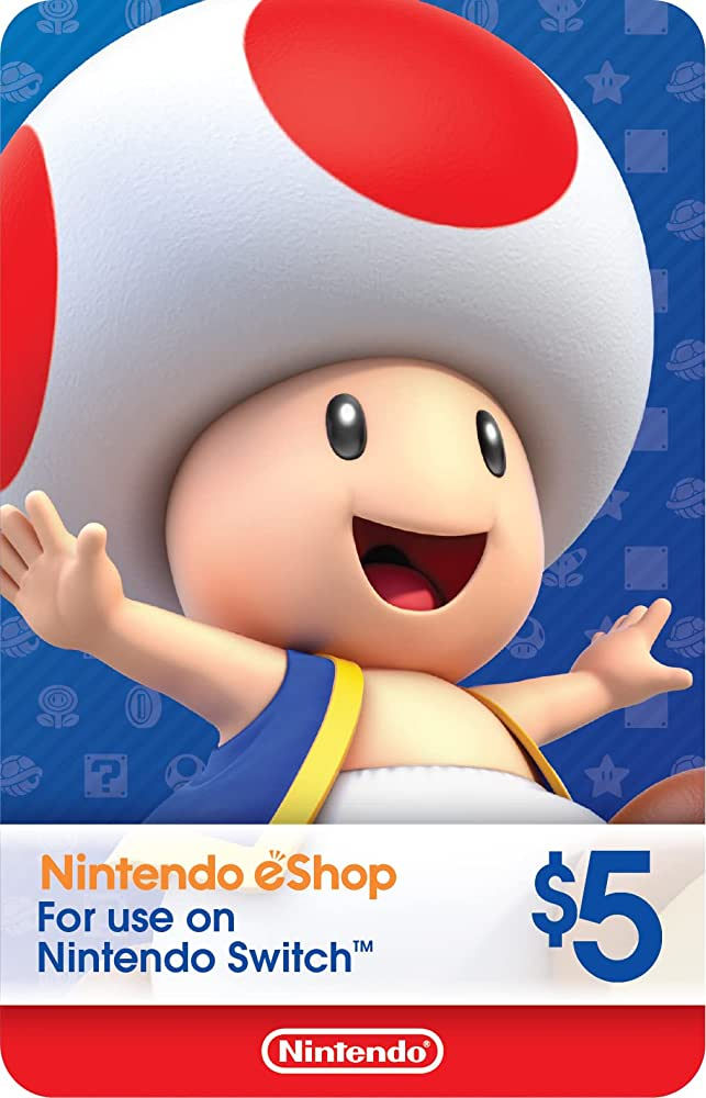 GIFT CARD $5 USA NINTENDO
