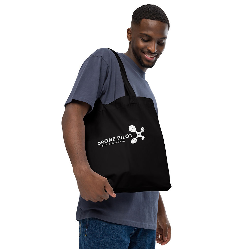 サムネイル： Organic fashion tote bag Drone BAG B02