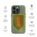 Thumbnail: Tough iPhone Case - US Army 1st Infantry Division
