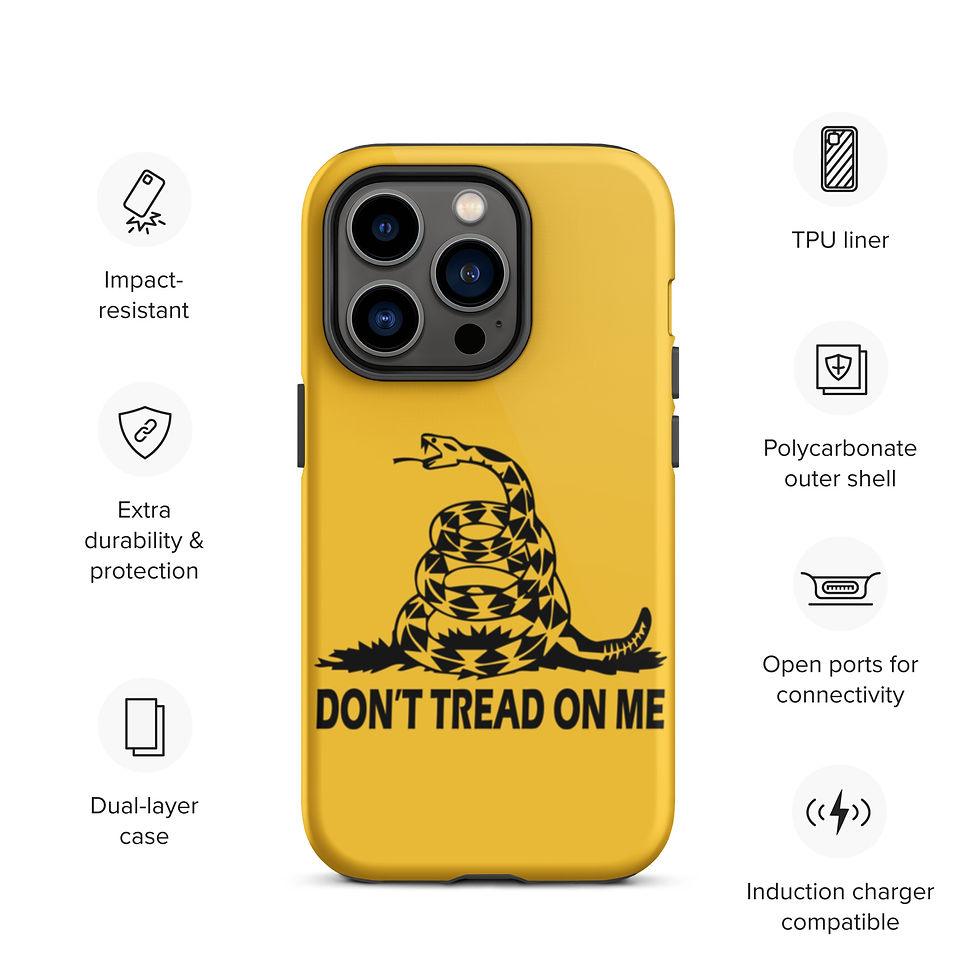 Thumbnail: Tough iPhone Case - Gadsden Flag "Don't Tread On Me"