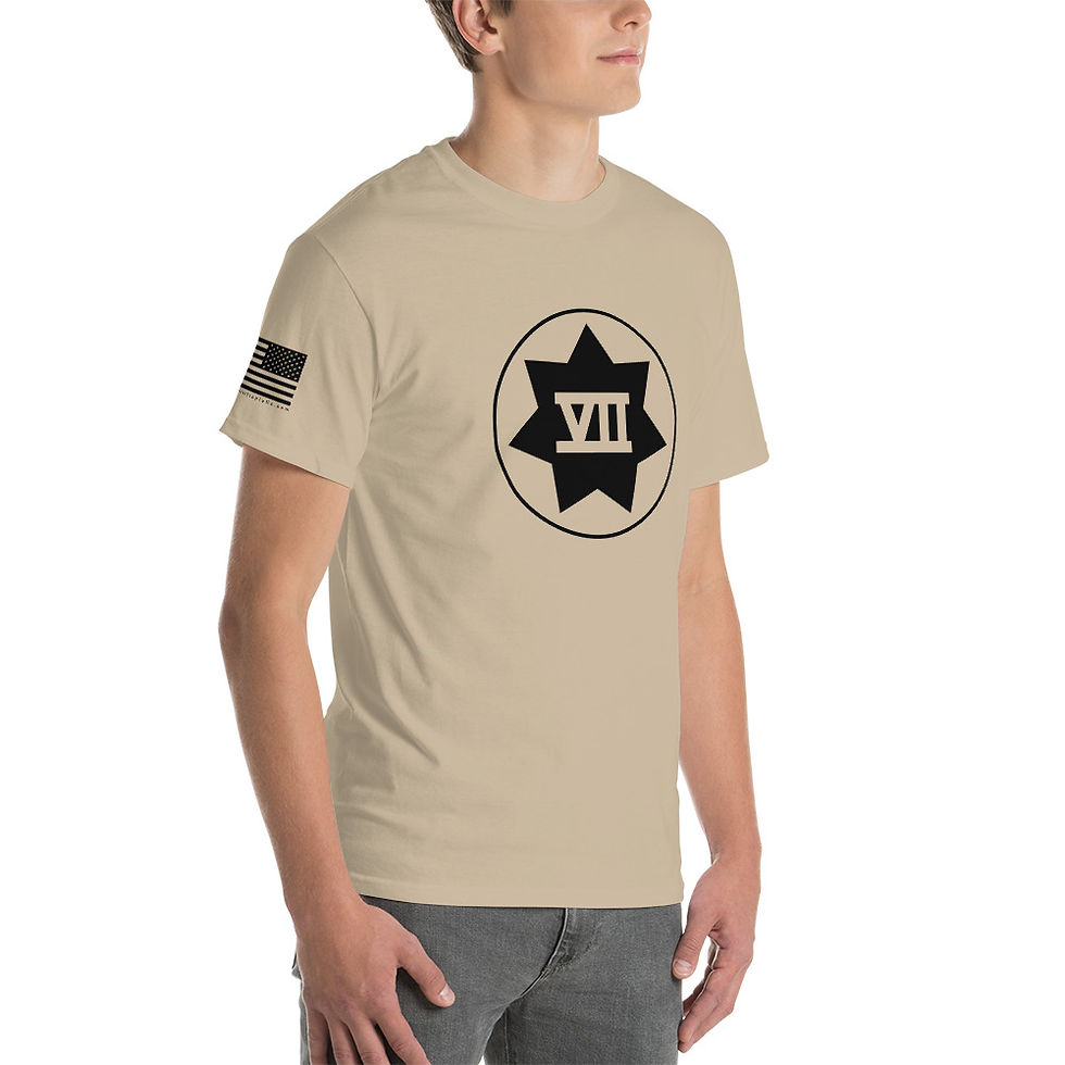 Thumbnail: US ARMY VII CORPS MP TEE - SAND/OD