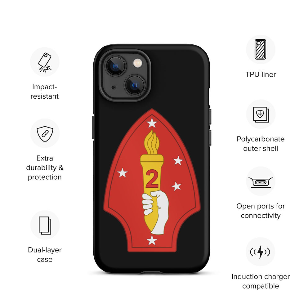 Thumbnail: Tough iPhone Case - 2nd Marine Division