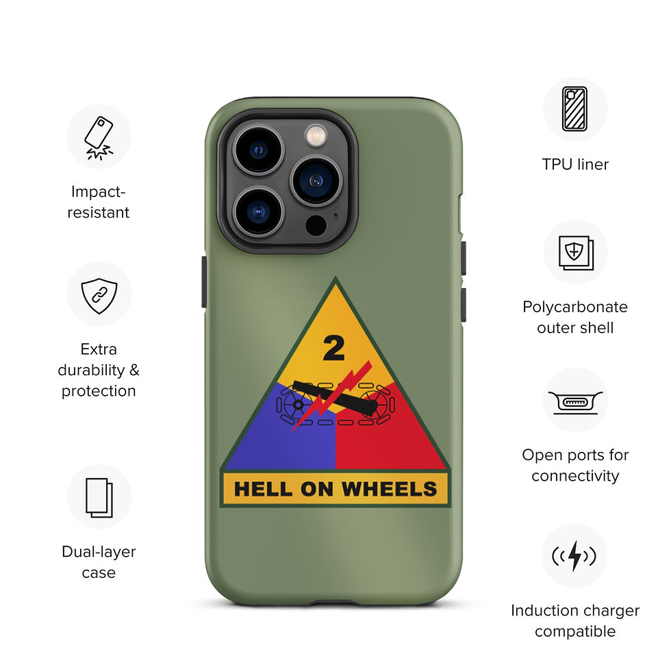 Thumbnail: Tough iPhone Case - 2nd Armored Division