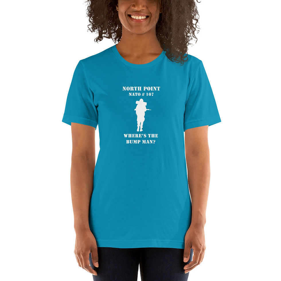 Thumbnail: Where's the Bump Man T-Shirt - Women's