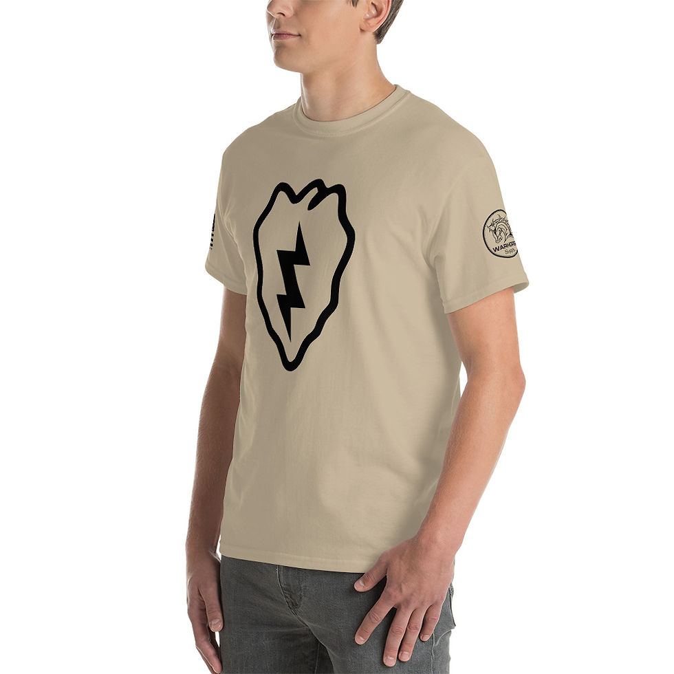 Thumbnail: US Army 25th Infantry Division T-Shirt - SAND/OD