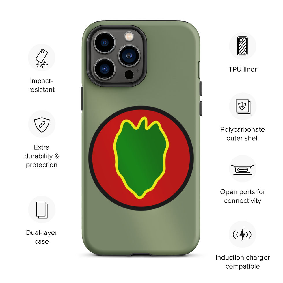 Thumbnail: Tough iPhone Case - US Army 24th Infantry Division