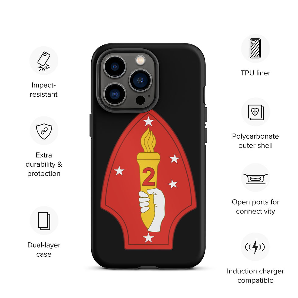 Thumbnail: Tough iPhone Case - 2nd Marine Division