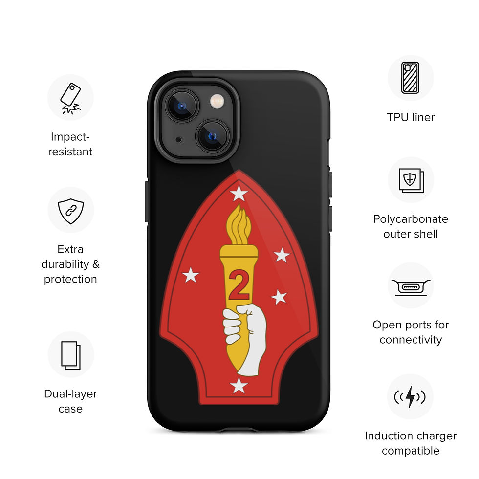 Thumbnail: Tough iPhone Case - 2nd Marine Division