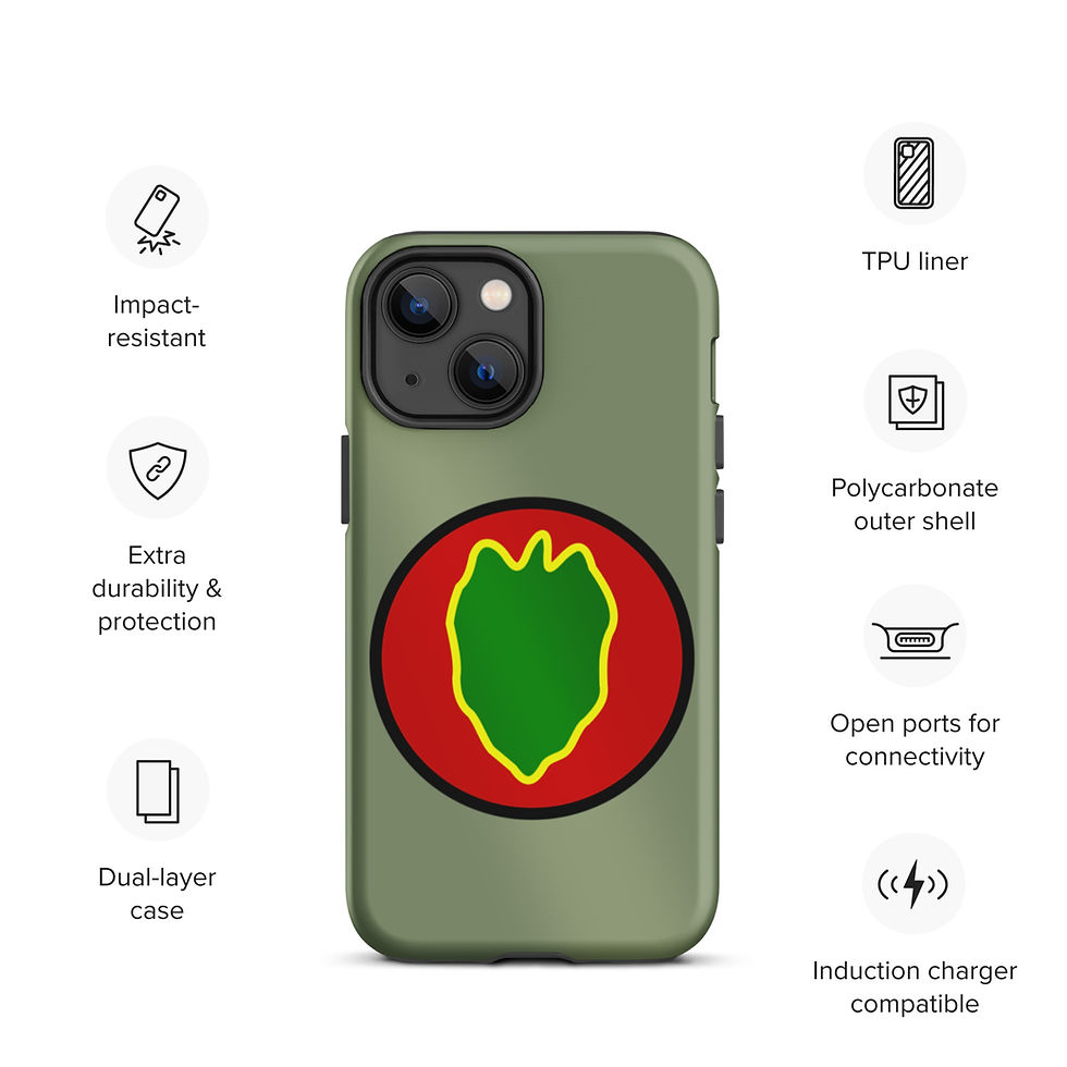 Thumbnail: Tough iPhone Case - US Army 24th Infantry Division