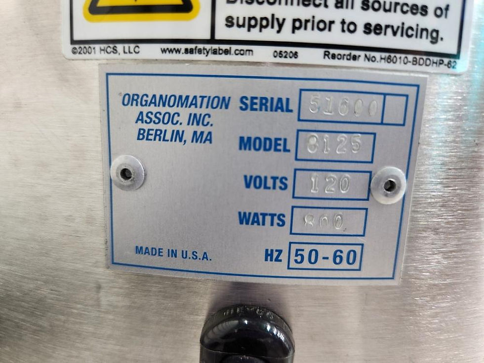 Thumbnail: Organomation 8125  N-EVAP 112 Nitrogen Evaporator