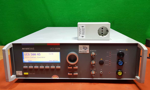 Ucs 500 EM TEST UCS 500N5 Multifunction Generator; Burst, Surge, Power Fai ...