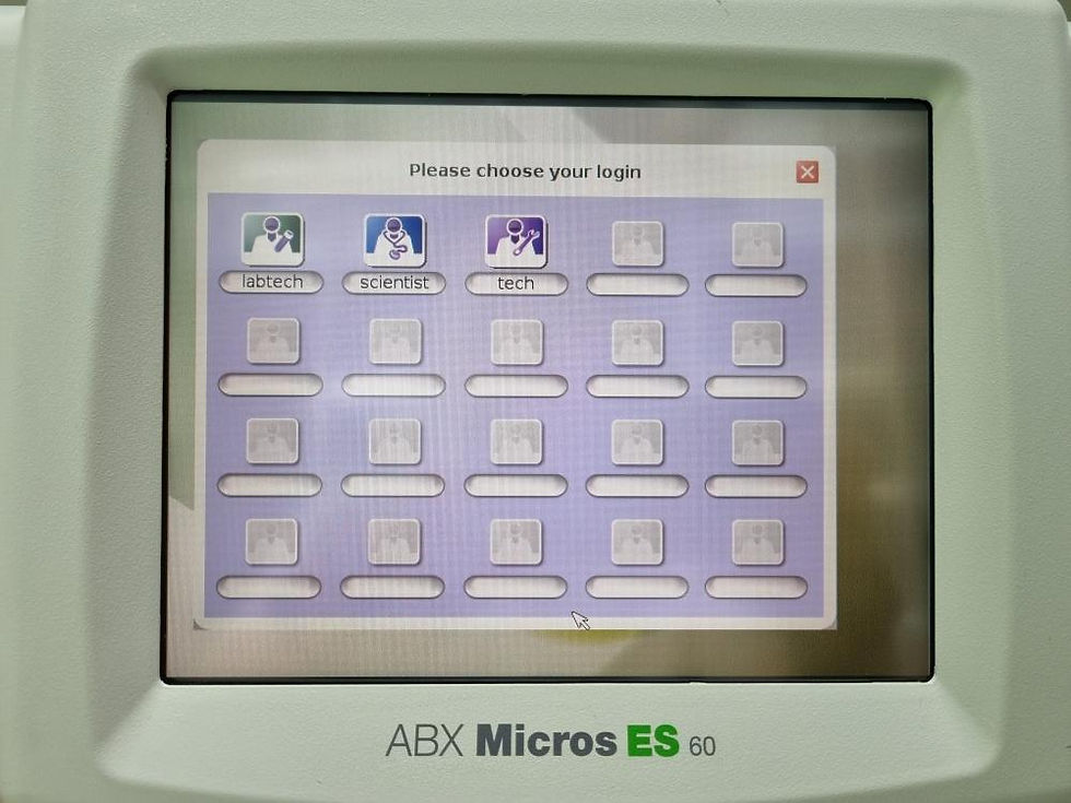 Thumbnail: HORIBA ABX Micros ES 60 Hematology Analyzer