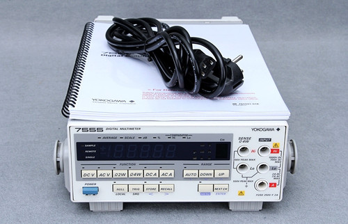 YOKOGAWA 7555 5桁1/2 DMM Yokogawa 7555 Digital Multimeter | rescience