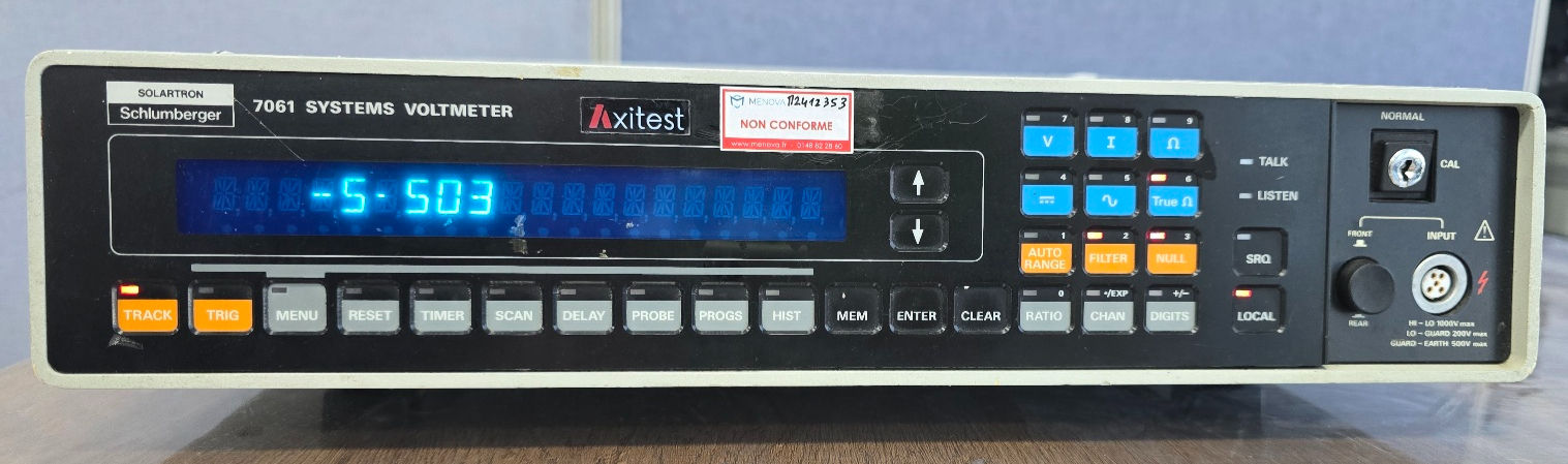 Solartron 7061 Systems Voltmeter IEEE-488 interface