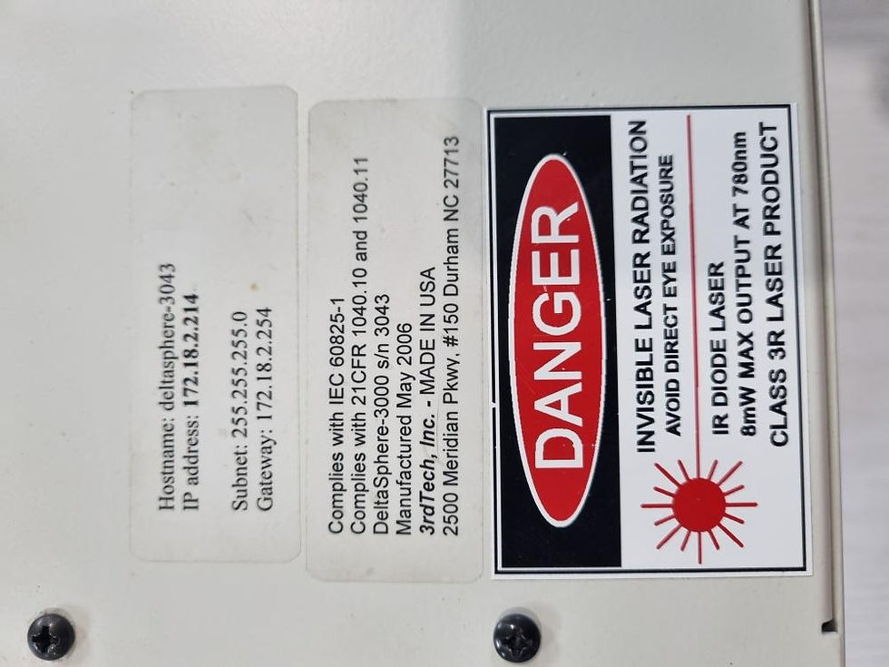 Thumbnail: 3rd Tech DeltaSphere 3000 Laser 3D Scene Digitizer Infrared Laser Scanner