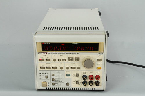 Advantest TR6143 DC VOLTAGE CURRENT SOURCE / MONITOR | rescience