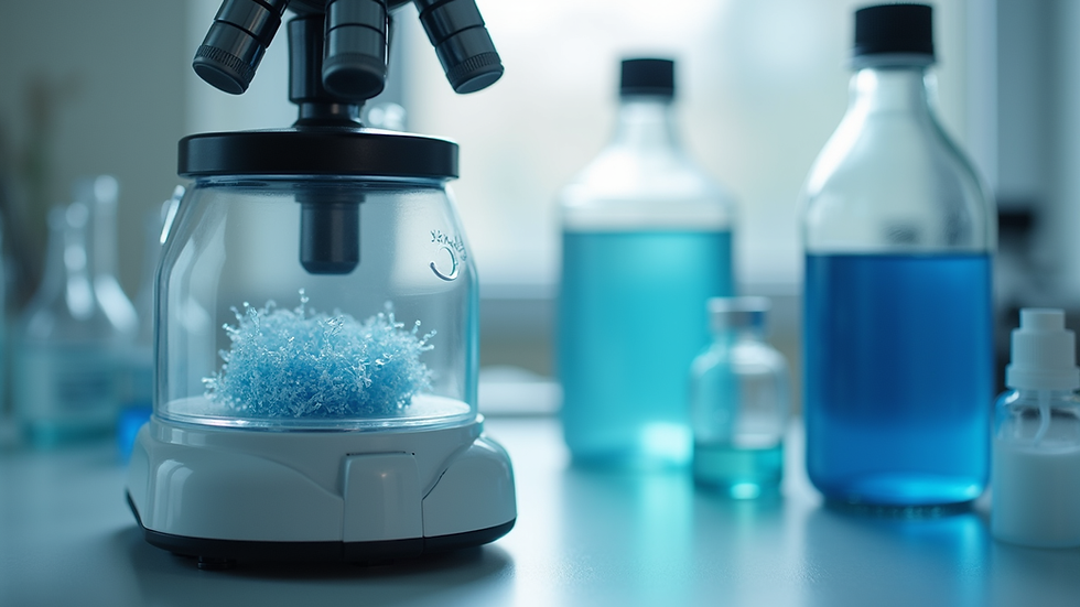 Close-up view of a clean and organized laboratory instrument ready for sale