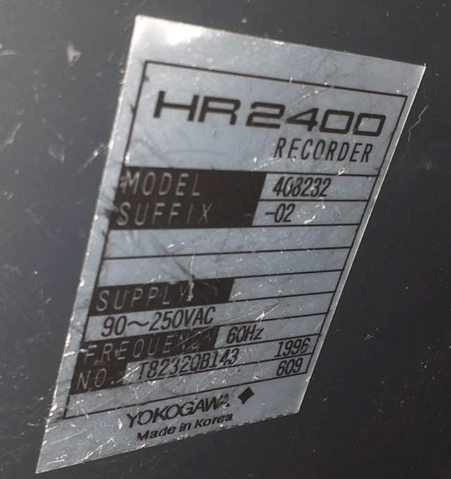 Yokogawa HR2400 Recorder rescience