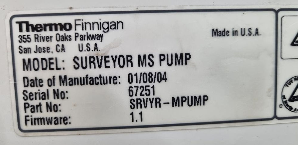 Thumbnail: Thermo Surveyor PDA Detector