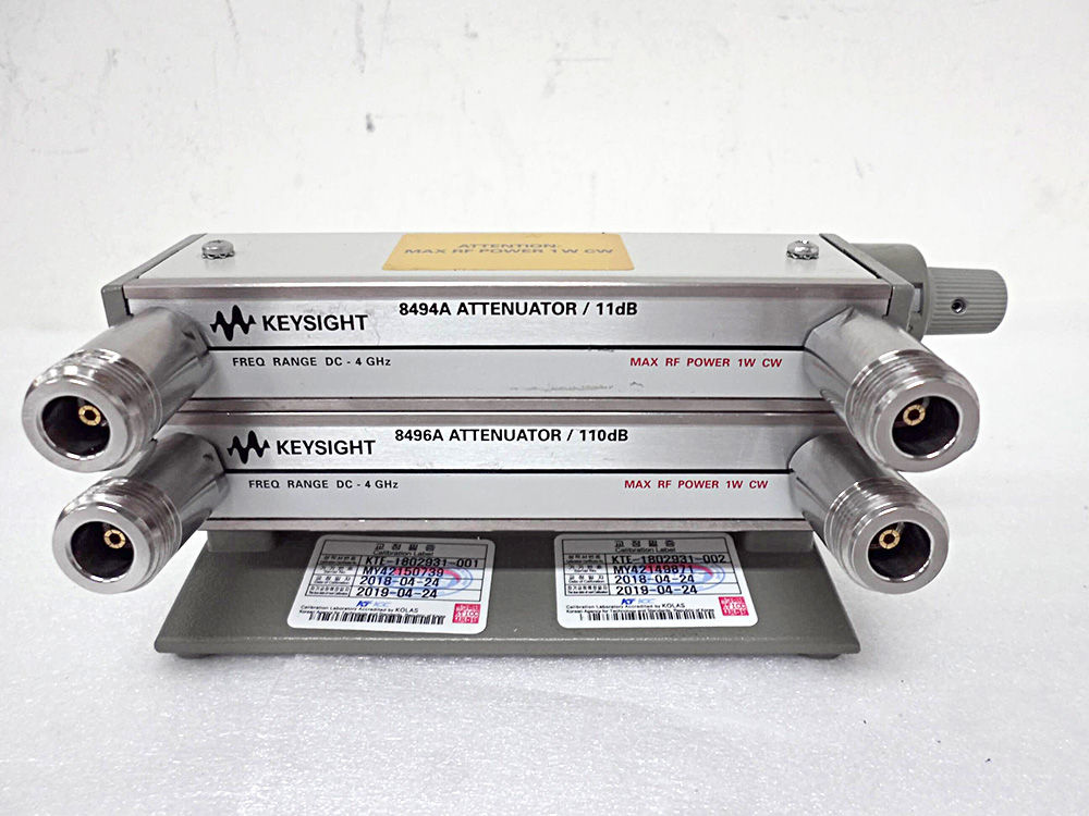Keysight 8494A, 8496A, 11716A Attenuator Set