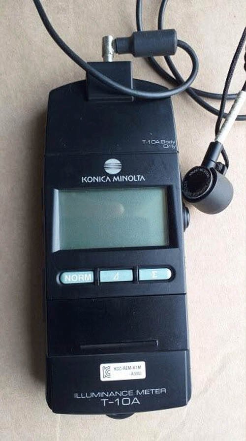 Konica Minolta T10A Illuminance Meter rescience