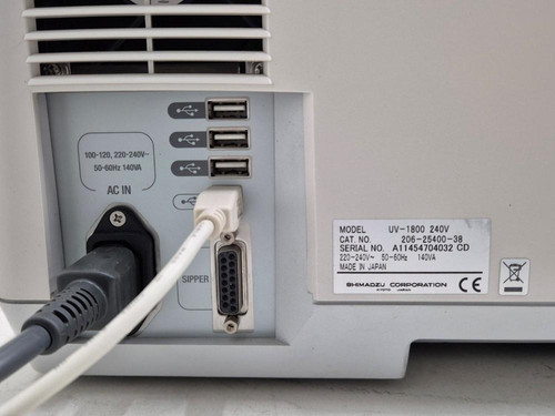 Shimadzu UV-1800 UV Spectrophotometer | rescience