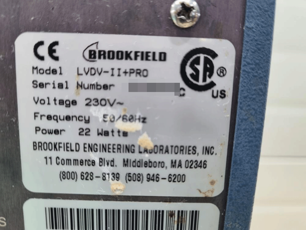 Brookfield LVDV2+PRO rescience