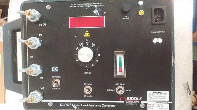 Thumbnail: BIDDLE DLRO/247002-47 Digital Low Resistance Ohmmeter