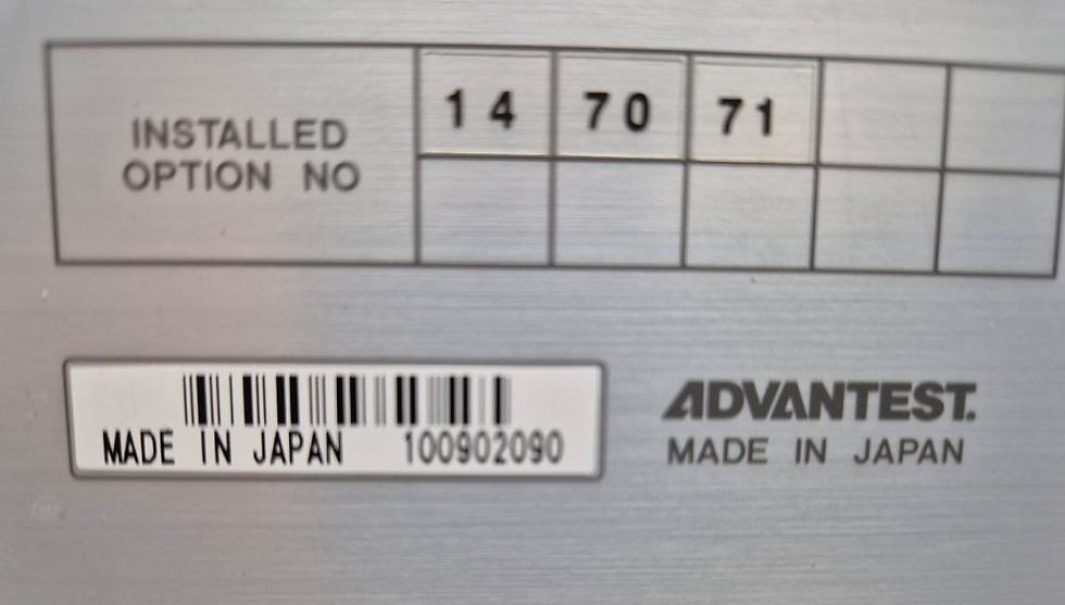 Thumbnail: Advantest R3767CG Network Analyzer
