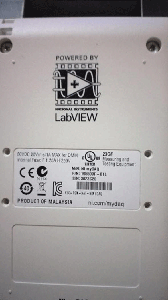 National Instruments NI myDAQ | rescience