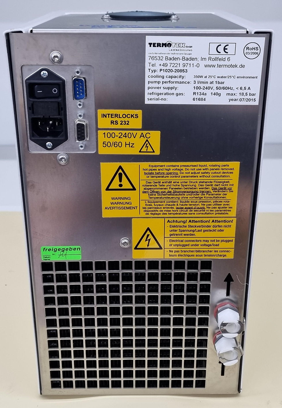 Thumbnail: TERMOTEK P1020-20853 Chiller
