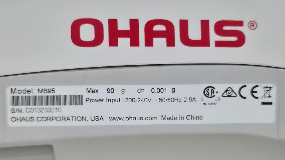 Thumbnail: OHAUS MB95 Moisture Analyzer