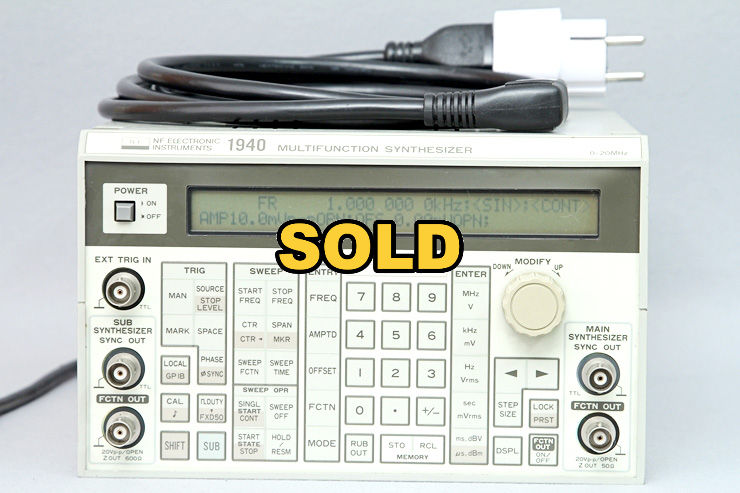 NF 1940 Multifunctional Synthesizer