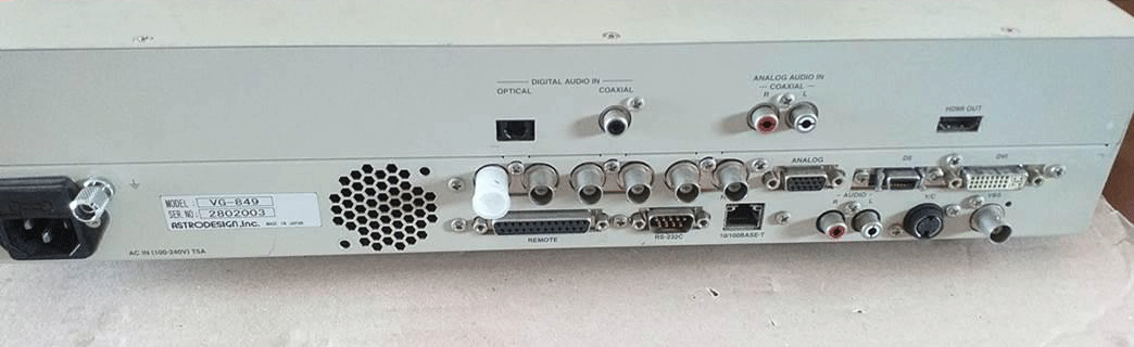 Astro VG-835 Programmable Digital Video Signal Generator - AS IS - NTC Tech Astro VG-835 Programmable Digital Video Signal Generator - AS IS - NTC Tech