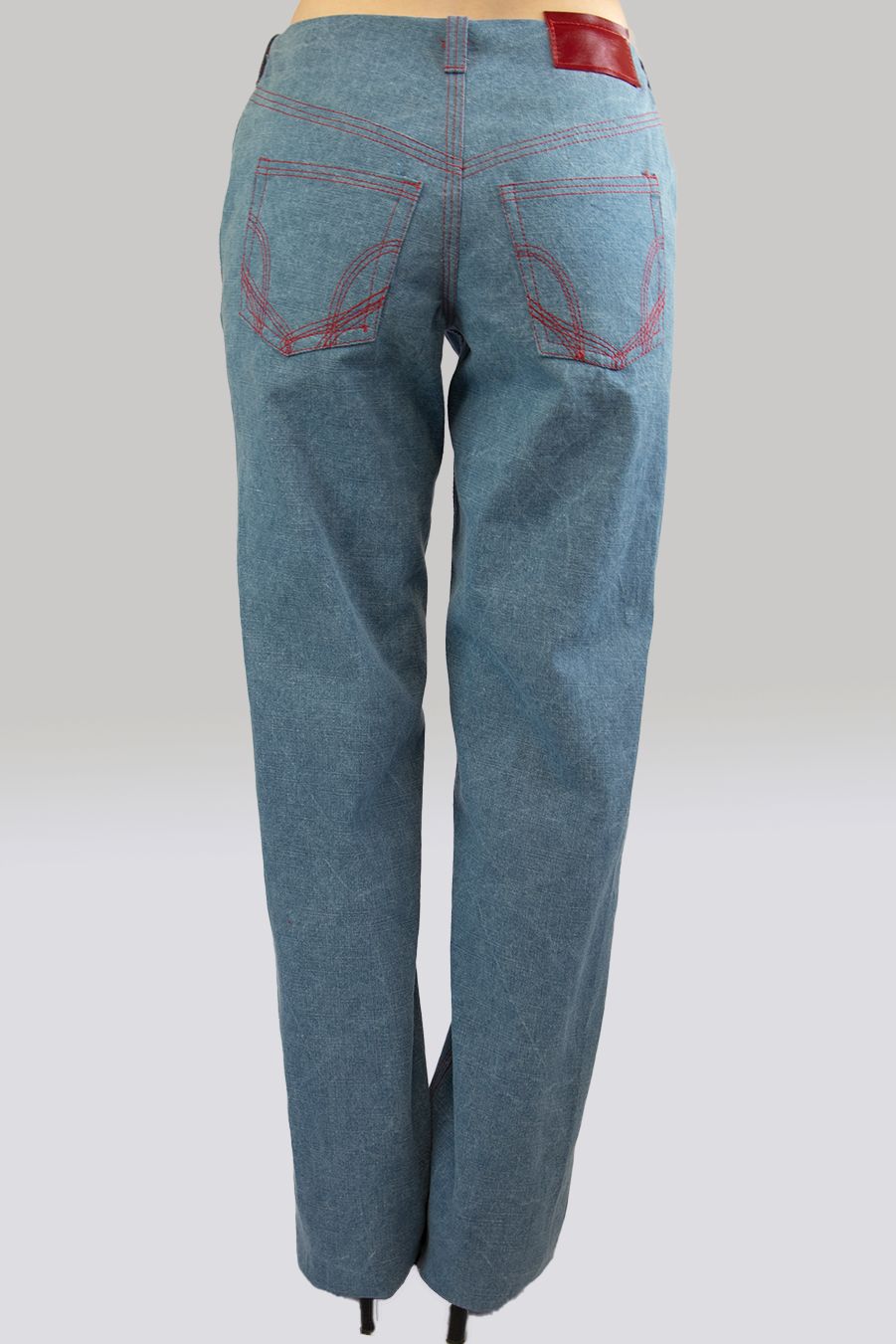 Thumbnail: No-waistband light bleu jeans