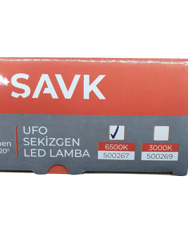 Küçük resim: ŞAVK SEKİZ KÖŞELİ LED E27 DUY  32W 3100 LUMEN 6500K  beyaz ısık