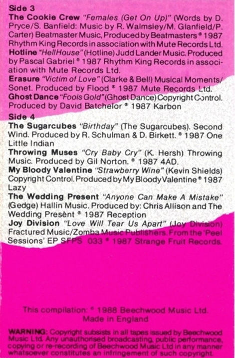 Melody Maker - Indie Top 20 Volume 3 - Cassette Tape 2 - Back Cover.jpg