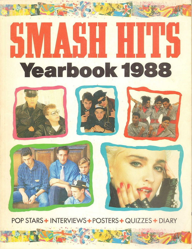 Smash Hits Yearbook 1988 - Pet Shop Boys, Madonna, Erasure, U2, Curiosity Killed The Cat,B