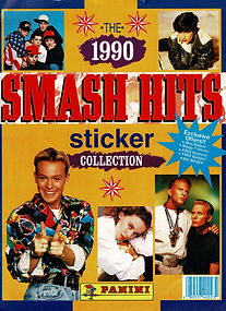 Page 1 - Smash Hits - 1990 Sticker Book.
