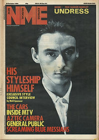 Cover - NME - Volume 33 - Number 33 - 20th October 1984.jpg