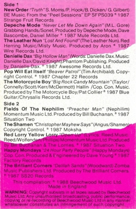 Melody Maker - Indie Top 20 Volume 3 - Cassette Tape 1 - Back Cover.jpg