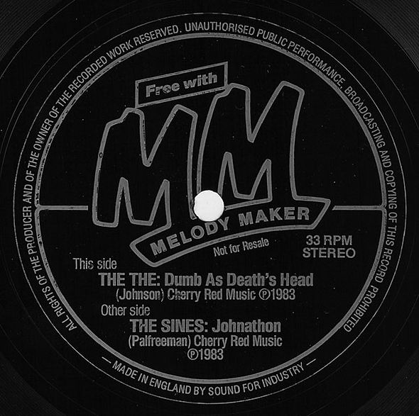 The The - The Sines – Dumb As Death's Head - Johnathon - Flexi Disc.jpg