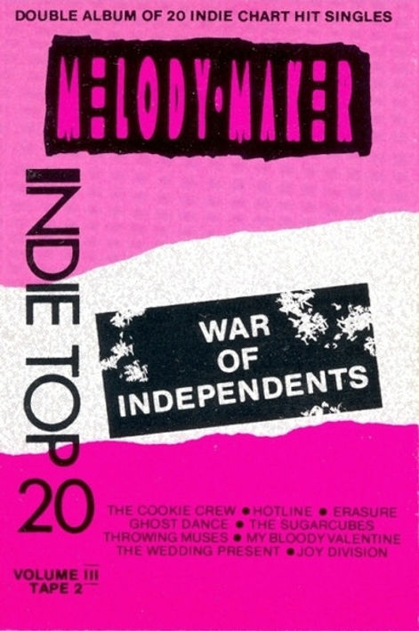 Melody Maker - Indie Top 20 Volume 3 - Cassette Tape 2 - Front Cover.jpg