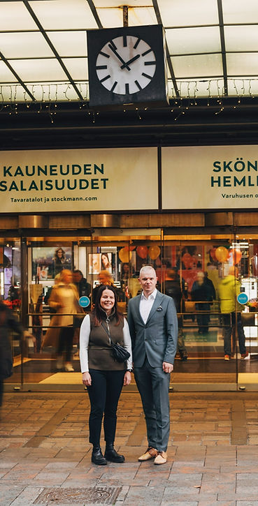 Laura Nilsson and Andres Alango