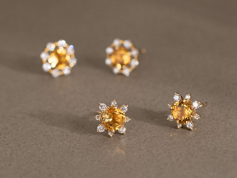 Solaris Citrine Earring