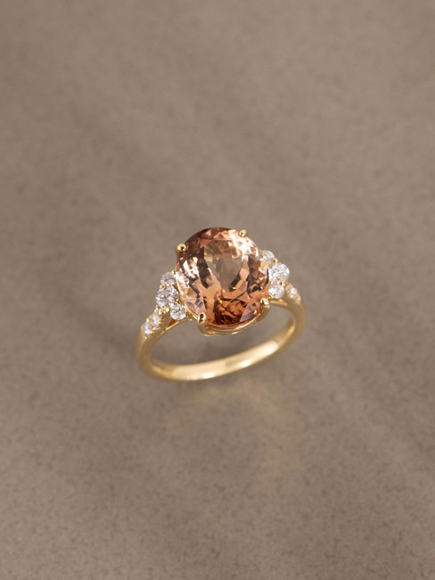 Whiskey Tourmaline Ring