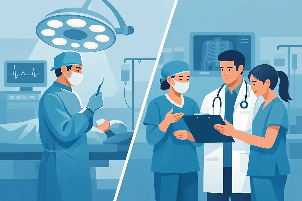 Surgeon Performed Care vs Team Care