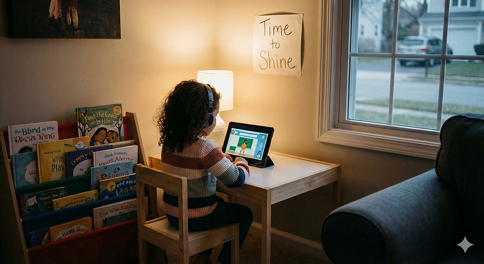 Finding Calm: How to Help Struggling Readers Focus in a Busy Home