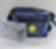 Navy blue breast milk cooler with 'TODAY is a good day' logo and clear gel pack
