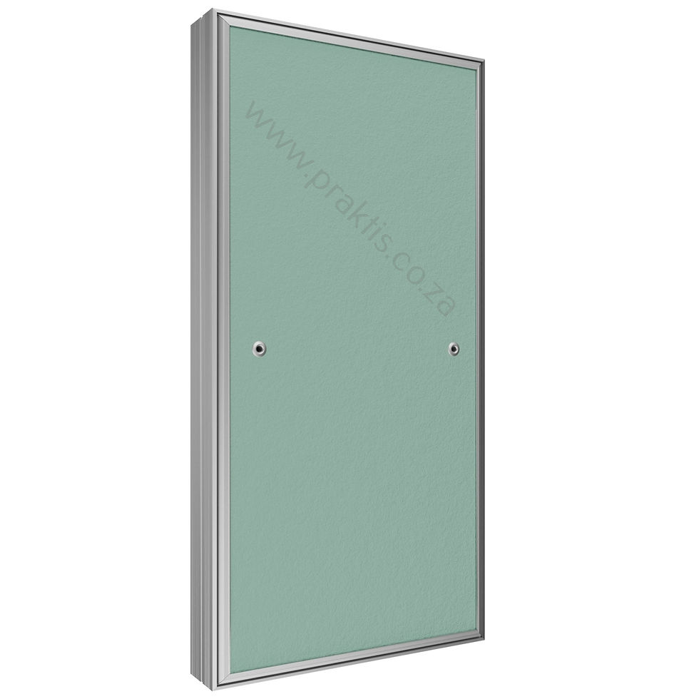 Thumbnail: Bathroom Inspection Hatch Access Panel Push Open Aluminium 250/400mm